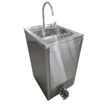 Lavatório Portátil em Aço Inox com Acionamento por Pedal - Construinox